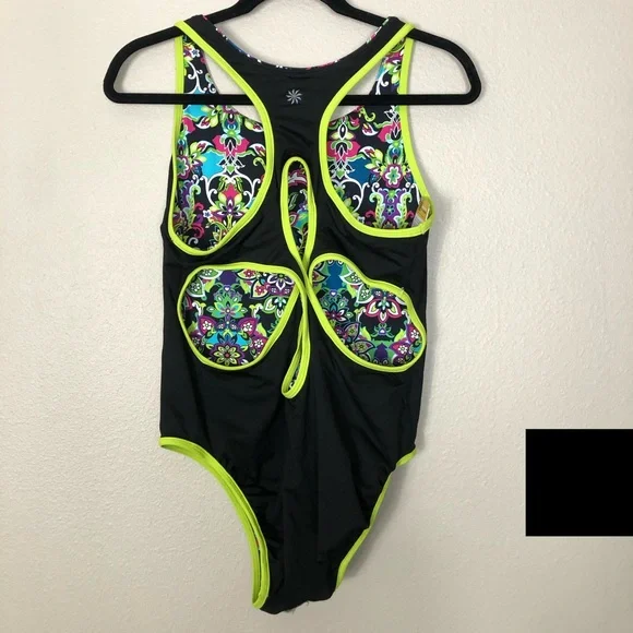 Athleta Multicolor reversible One Piece Swimsuit - Picture 4 of 6